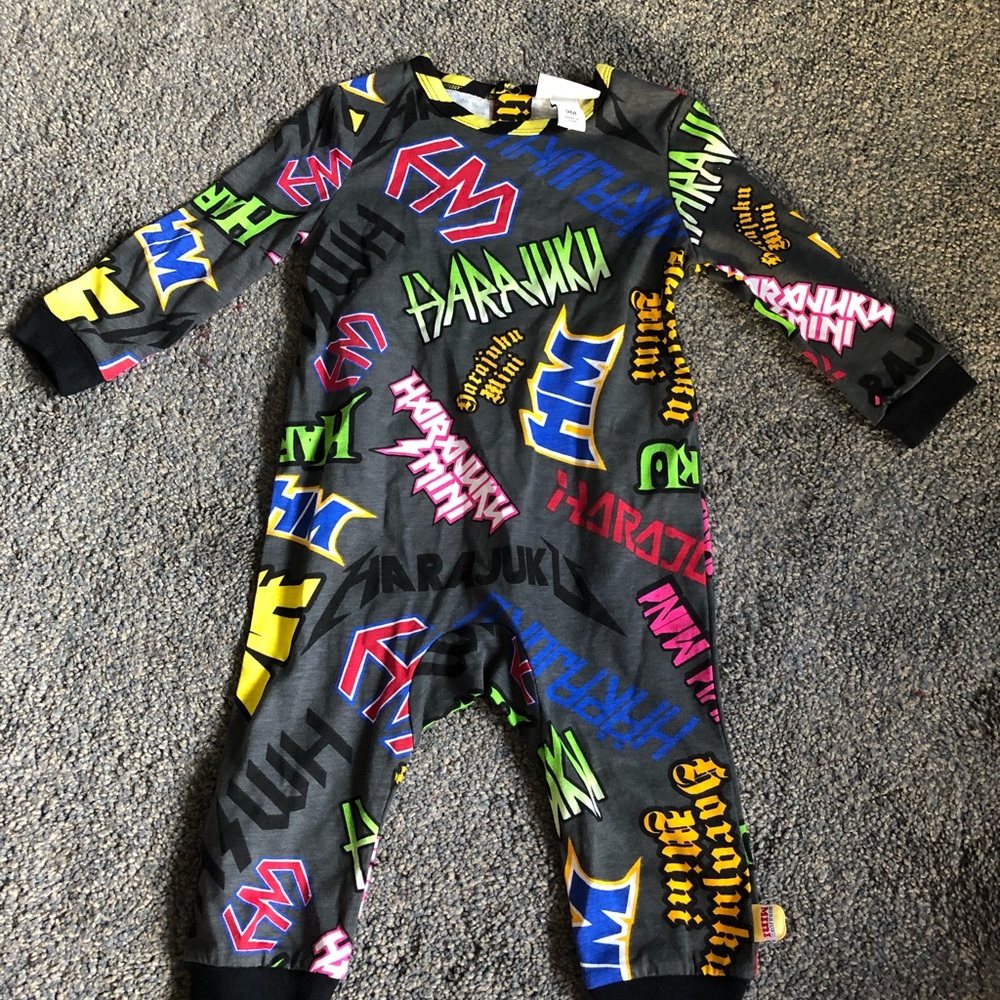 Harajuku Lovers Mini One-Piece Graffiti Graphic